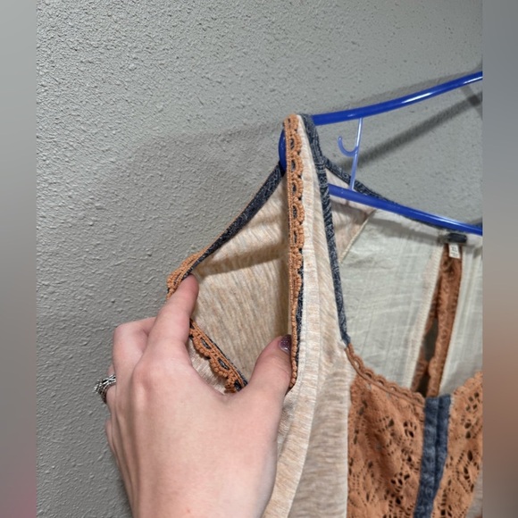 Gimmicks by BKE Crochet Henley Top - Picture 7 of 10